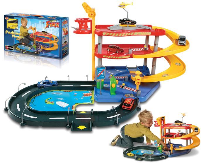 Bburago Collezione Street Fire Parking Playset