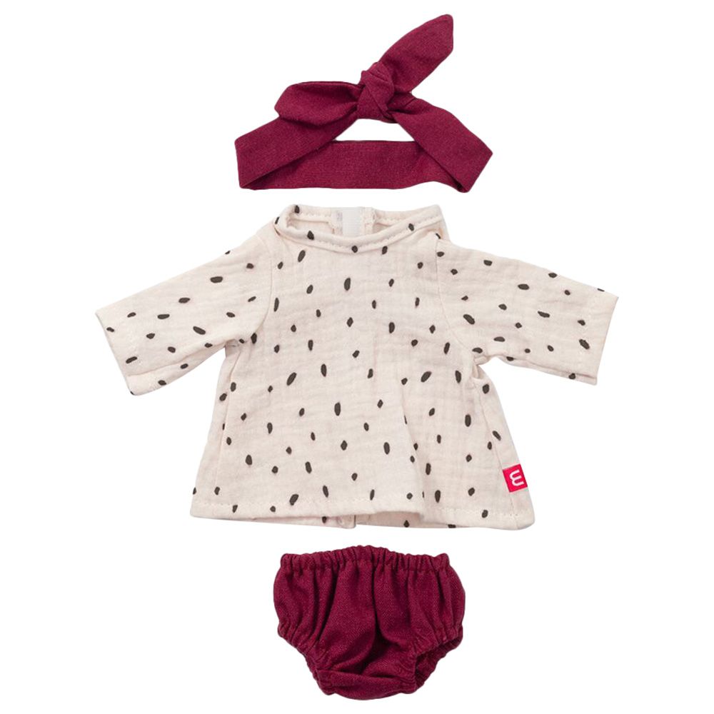 Miniland Baby - Dune Girl Outfit Set For Doll - 38cm - Red