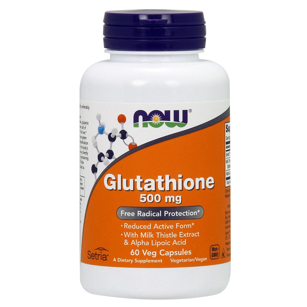 NOW - Glutathione 500 mg 60 Veg Capsules