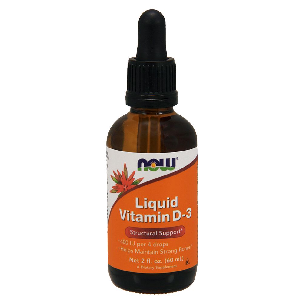 NOW - Liquid Vitamin D-3 400 IU 4 Drops 2oz