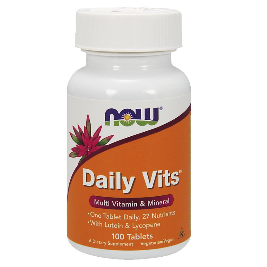 NOW - Daily Vits Multi Vitamin & Mineral 100 Tablets