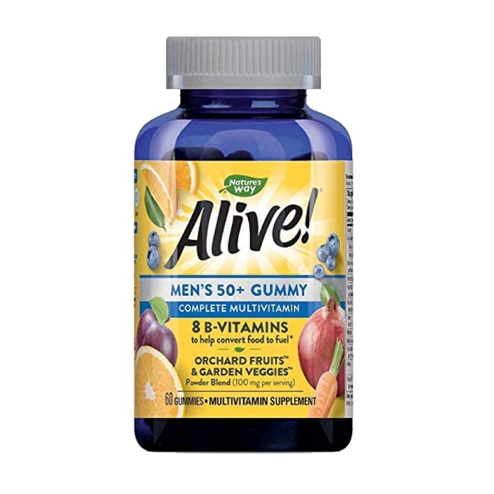 Nature's Way - Alive! Men's 50+ Gummy Vitamin 60 Gummies