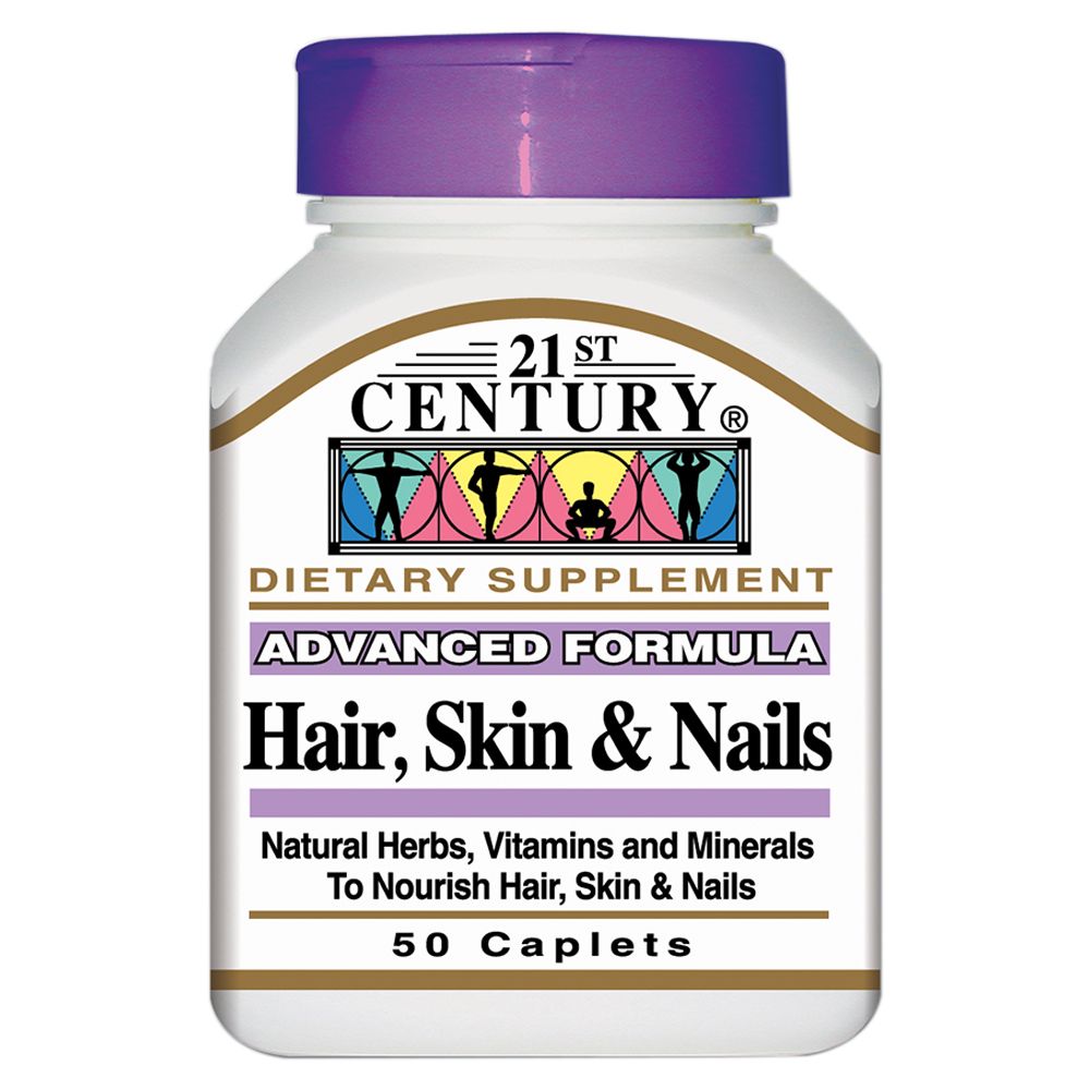 21st Century - Hair Skin & Nails Caplets 50 Count