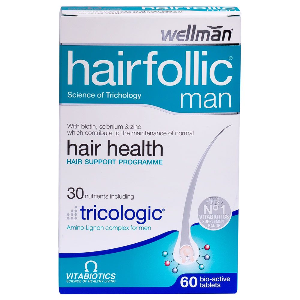 Vitabiotics - Hairfollic Man 60 Tablets