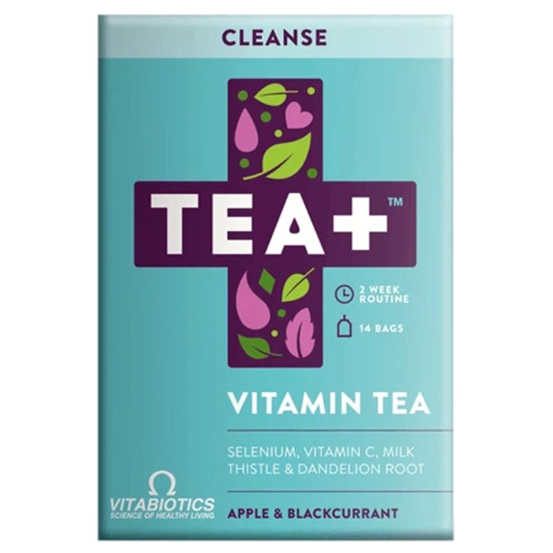 Vitabiotics TEA+ Cleanse Vitamin Tea - 14 Day Supply