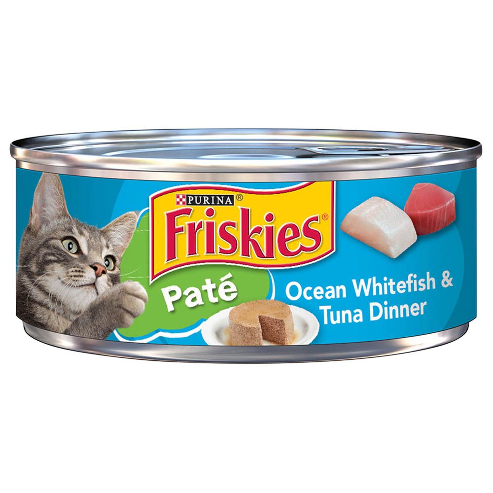 Purina - Friskies Pate Cat Food Ocean Whitefish Tuna Dinner