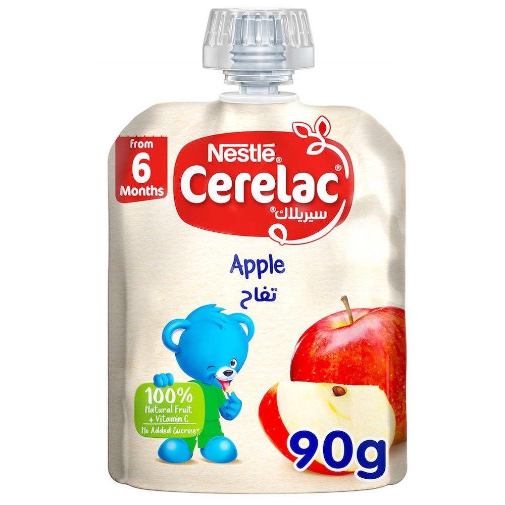 Nestle - Cerelac Fruits Puree Pouch Apple 90g