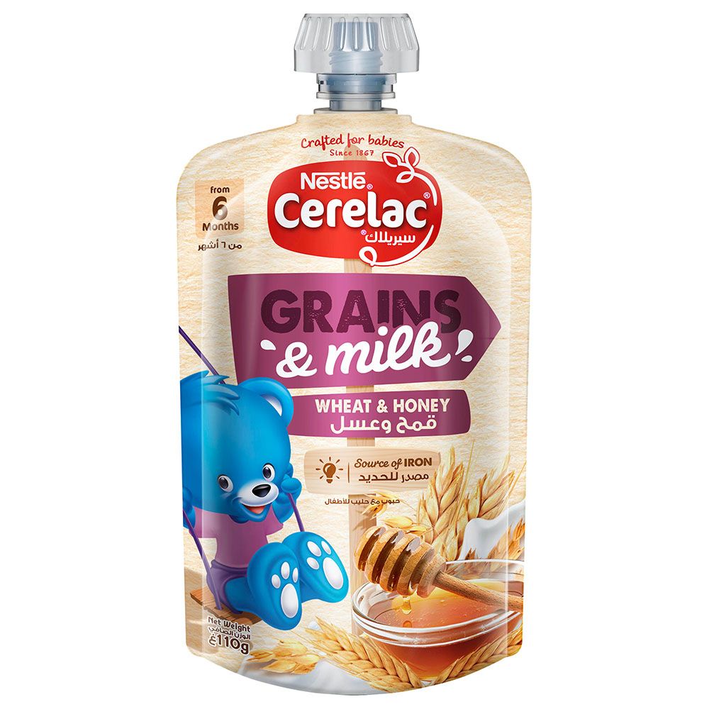 Nestle - Cerelac Grains, Milk Wheat & Honey 110G