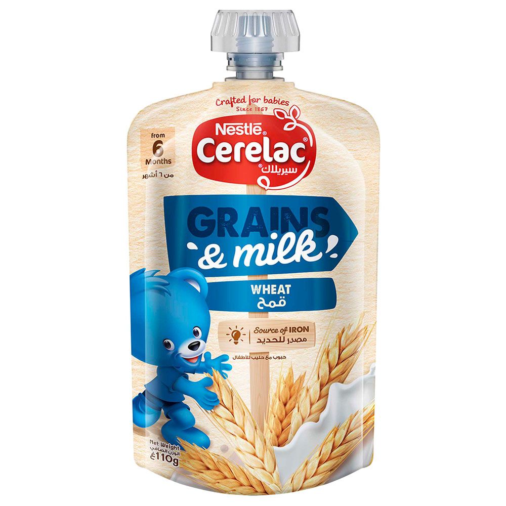 Nestle - Cerelac Grains & Milk Wheat 110G