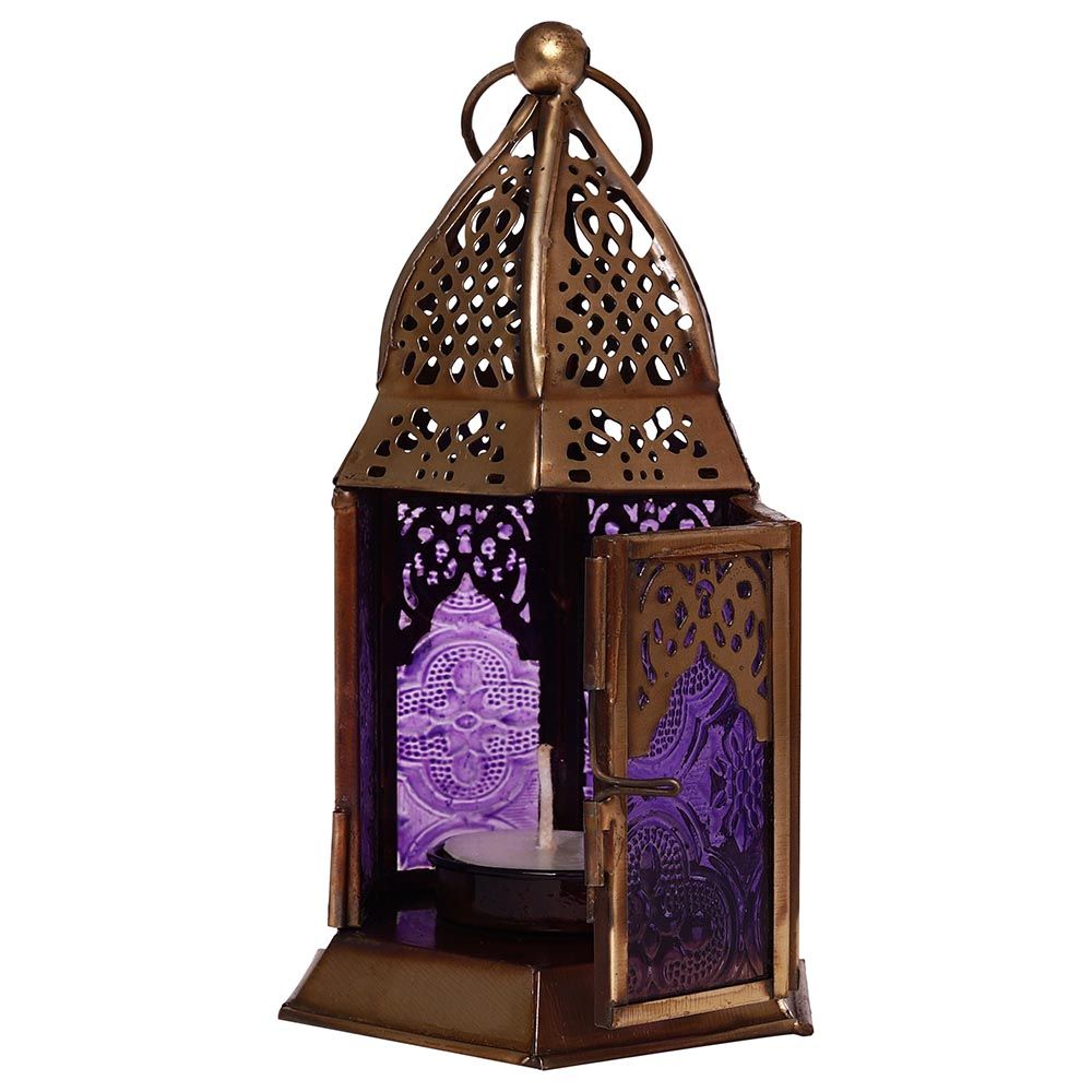 HilalFul - Authentic Handmade Lantern - Purple