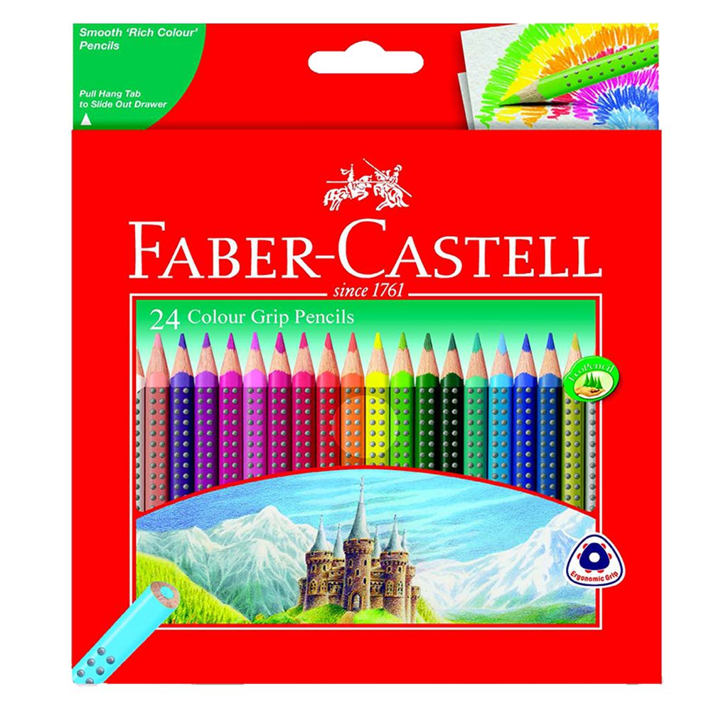 Faber-Castell - Grip Colour Pencils 24pcs