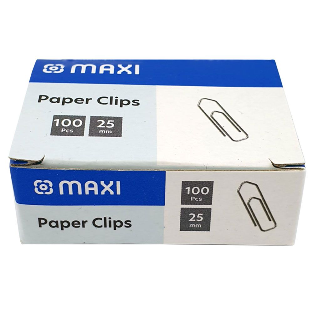 Maxi - 25mm Boat Shape Paper Clip - 100pcs