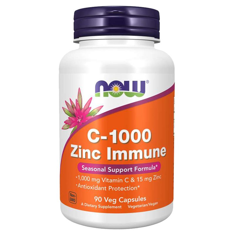 Now Foods - Vitamin C-1000 Zinc Immune 90 Veg Capsules