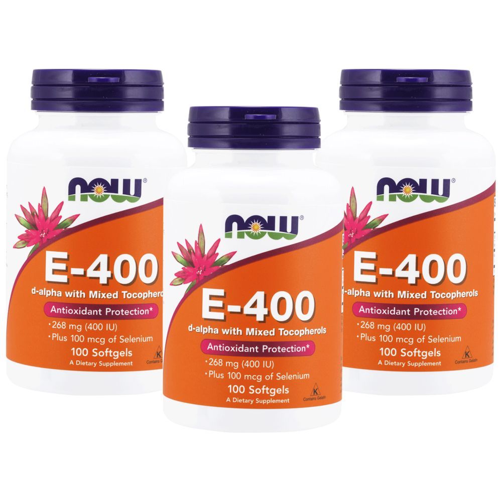 Now Foods Vitamin E-1000 Iu 50 Softgels Pack of 3