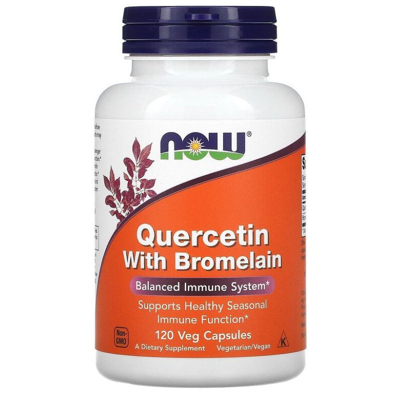 Now Foods - Quercetin with Bromelain 120 Veg Capsules