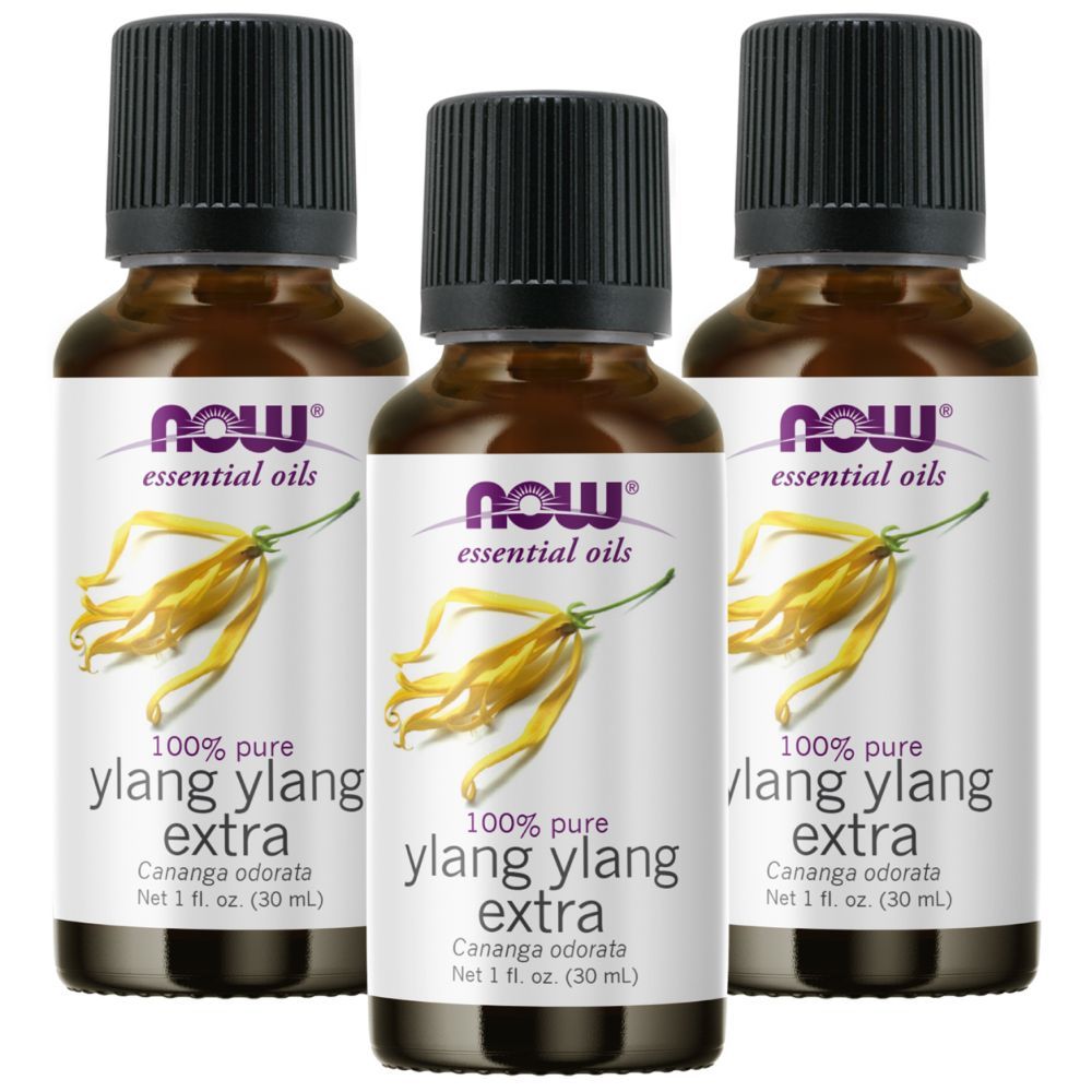 Now Essential Oils, Ylang Ylang Oil 1 oz  Pack of 3