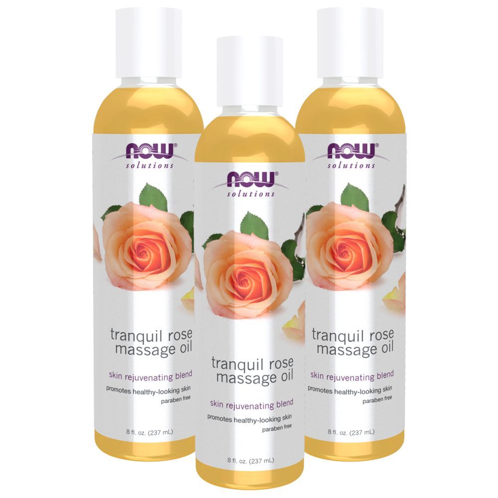 Now Solutions, Tranquil Rose Massage Oi 8 Fl Oz. Pack of 3