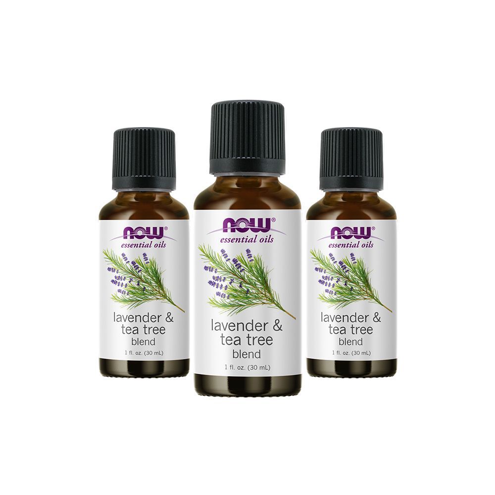 Now - Lavender & Tea Tree Essential Oil Blend 1oz. Pack of 3