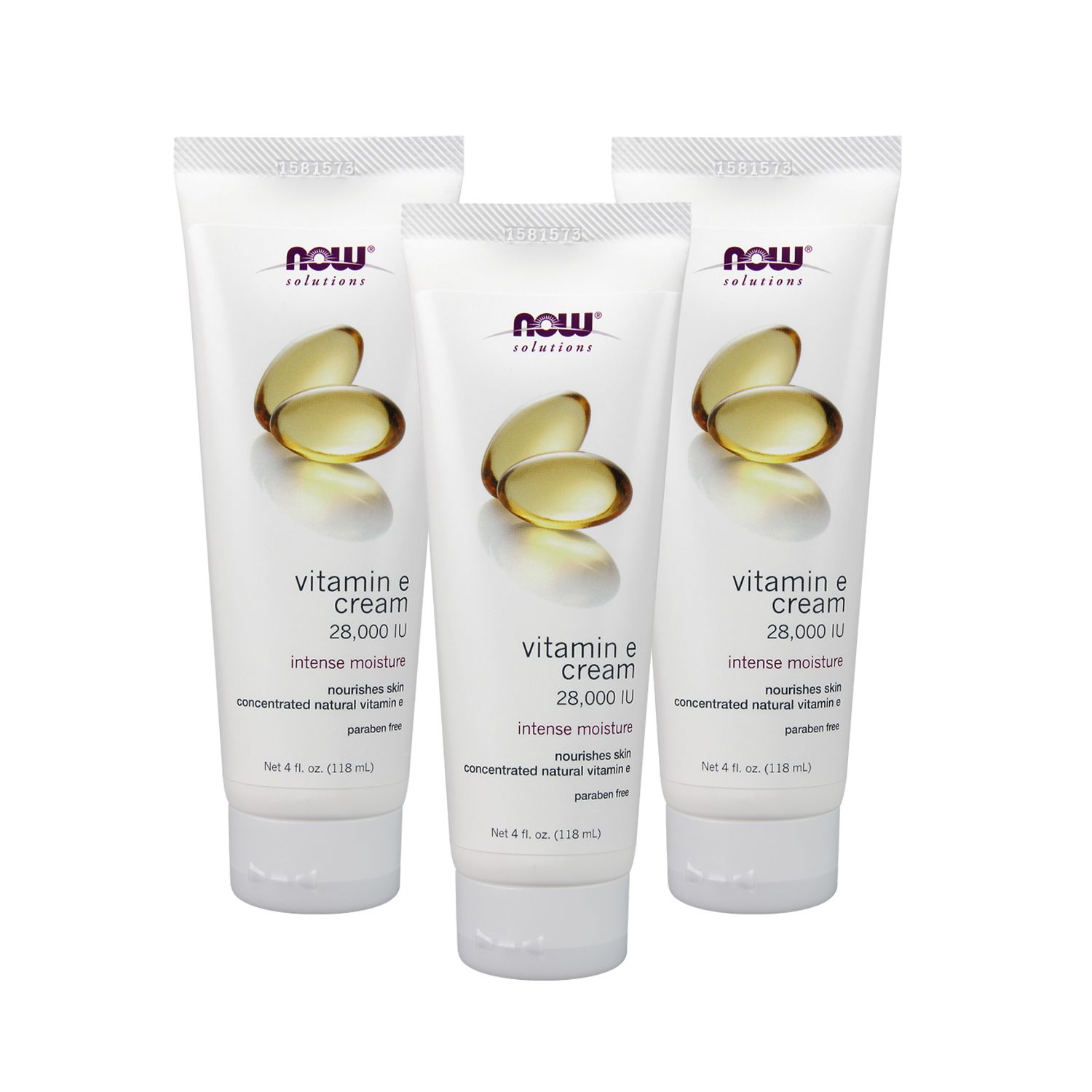 Now Solutions, Vitamin E Cream 28000Iu 4 Fl. Oz. Pack of 3