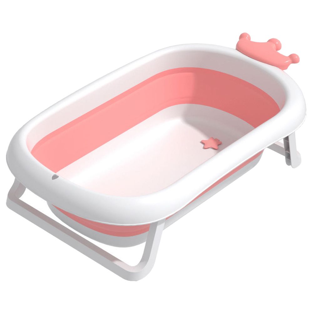 Bumble & Bird - Foldable Bathtub Crown Style with Cushion - Pink (Exclusive)