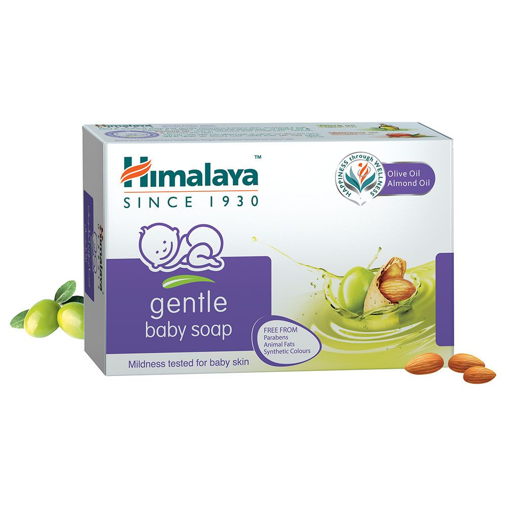 Himalaya Herbals - Gentle Baby Soap Almond & Olive Oil 125g