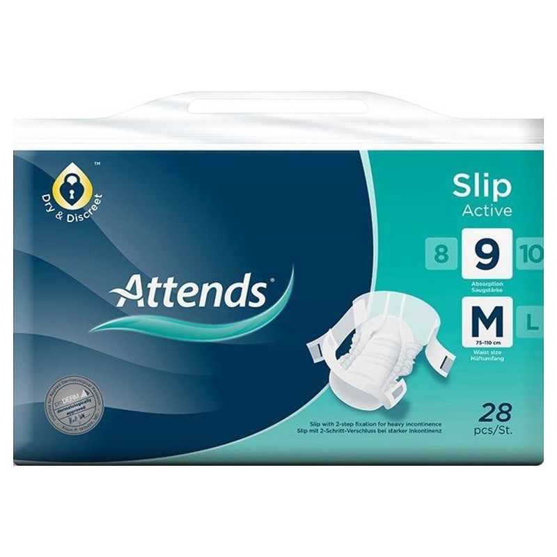 Attends - Slip Active 9 Medium Pack of 28