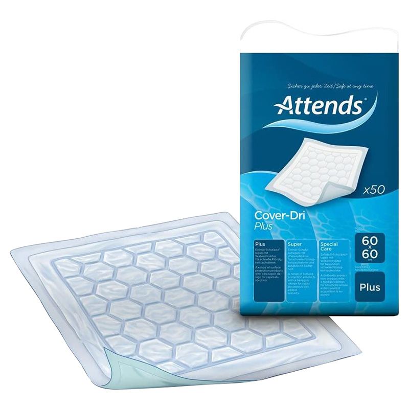 Attends - Cover-Dri Plus Bed/Chair Pads 60x60cm Pack of 50