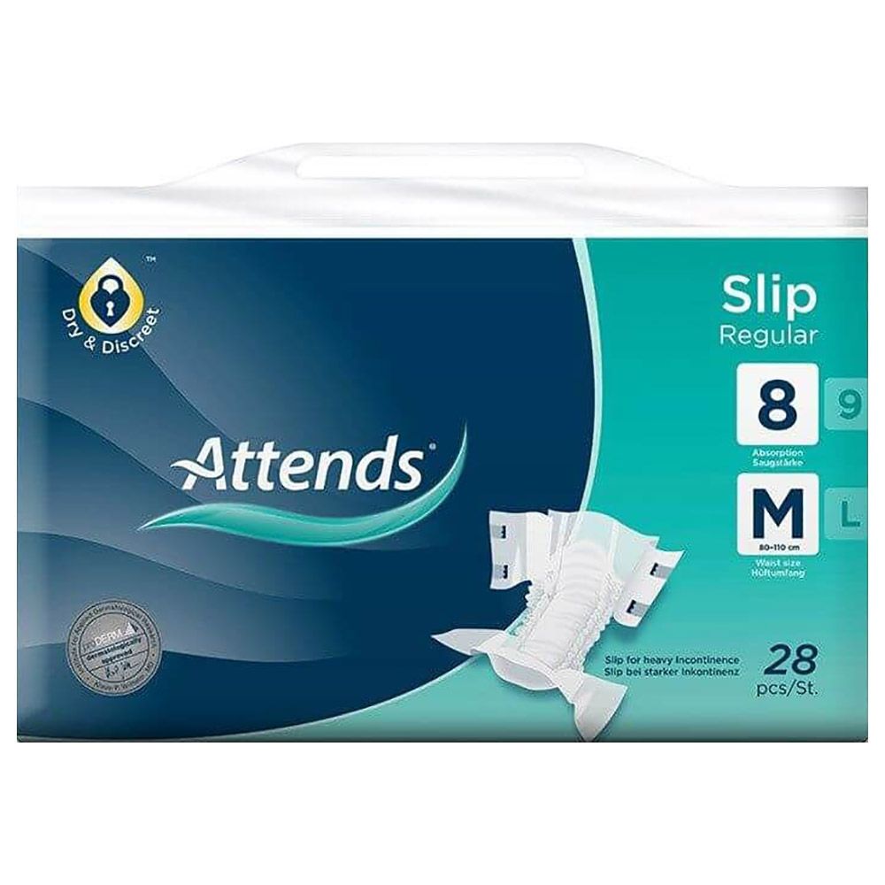 Attends - Slip Regular 8 Medium Pack of 28