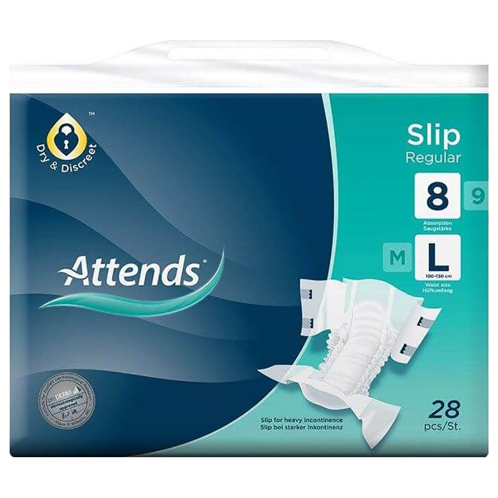 Attends - Slip Regular 8 Large Pack of 28