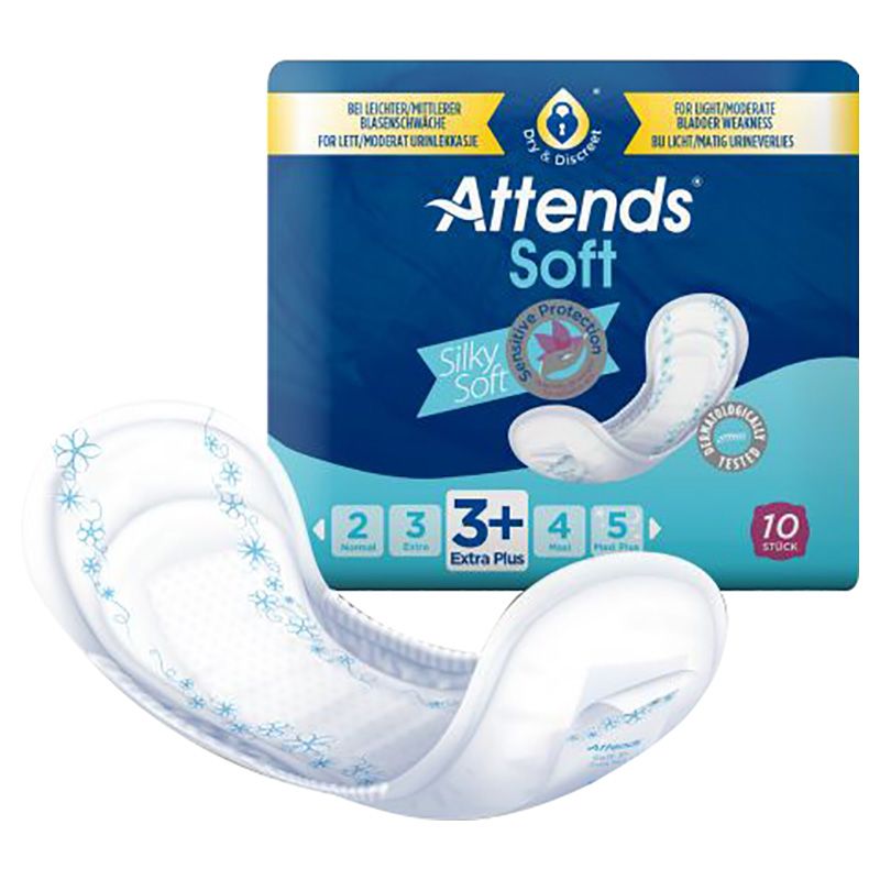 Attends - Soft 3 Extra Plus Pads Pack of 10