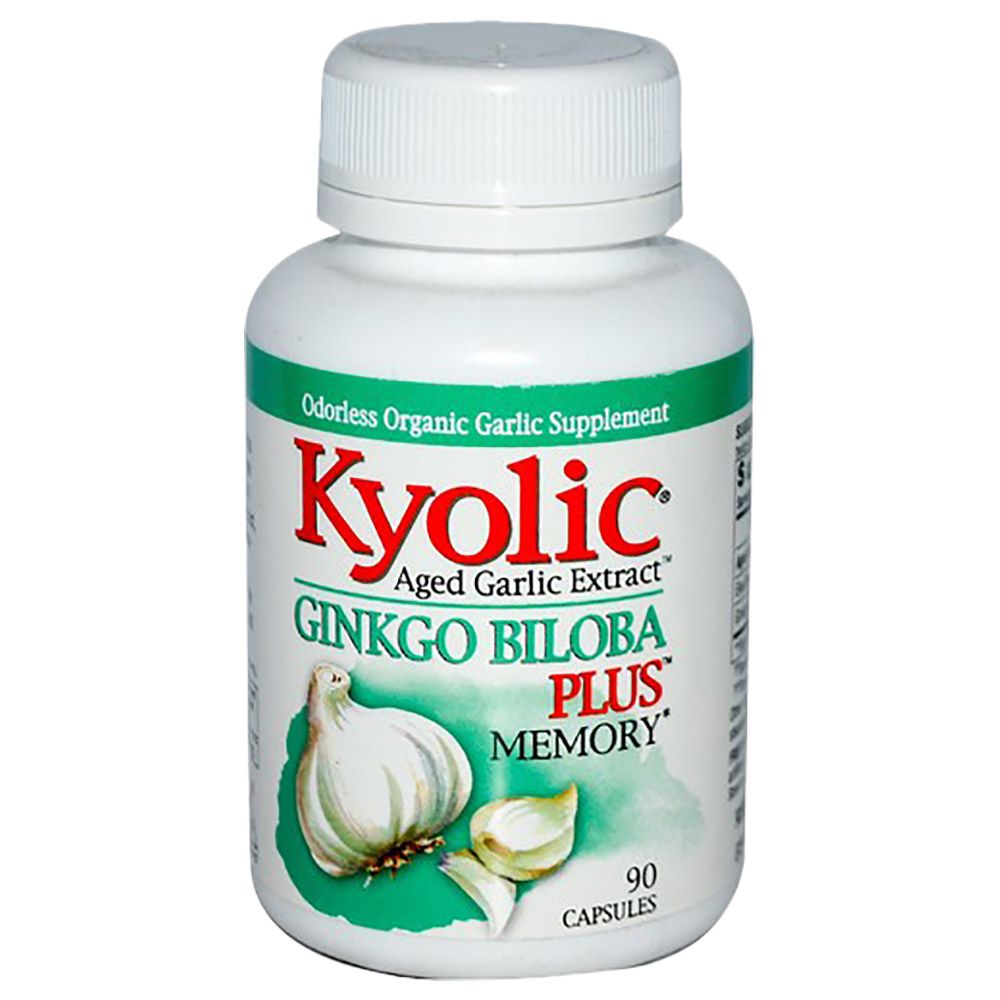 Kyolic Ginkgo Biloba Plus Memory 200mg 90 Capsules