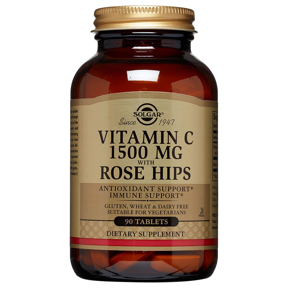 Solgar - Vitamin C 1500mg With Rose Hips 90 Tablets