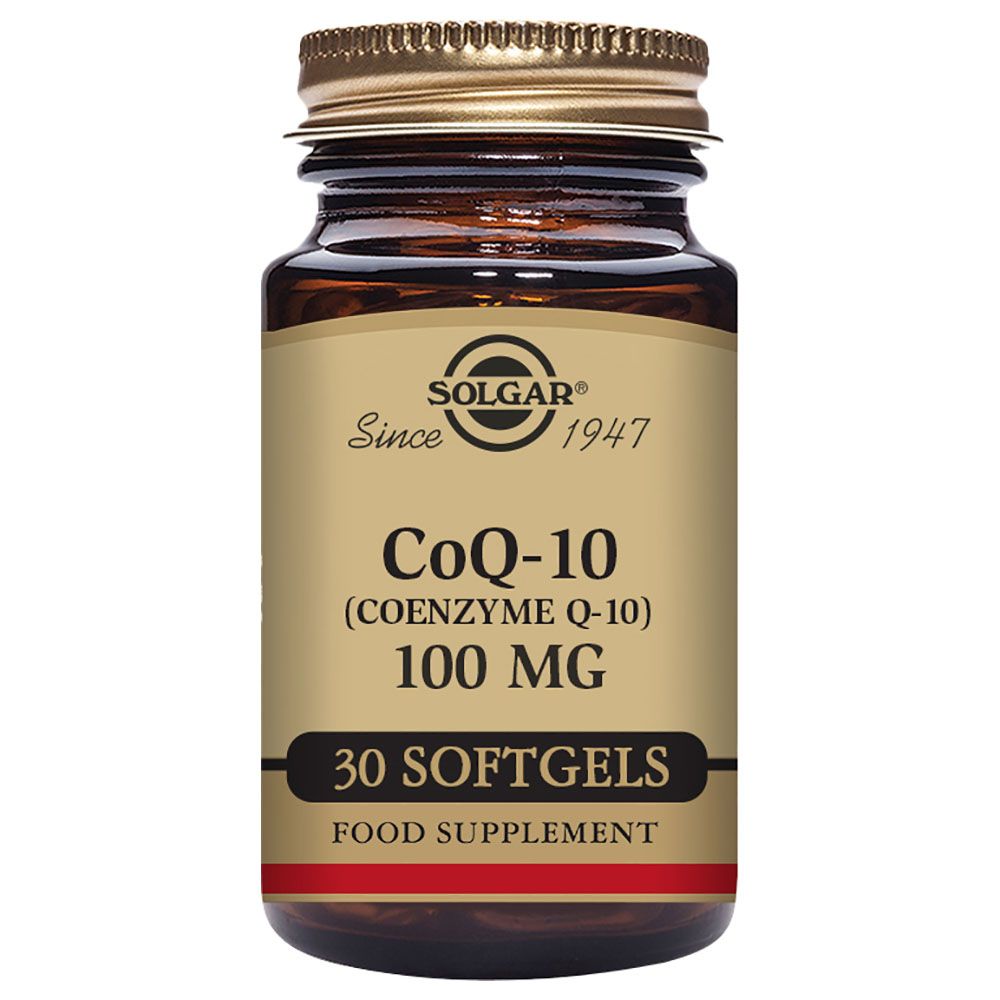 Solgar - CoQ-10 100mg Softgels - Pack of 30