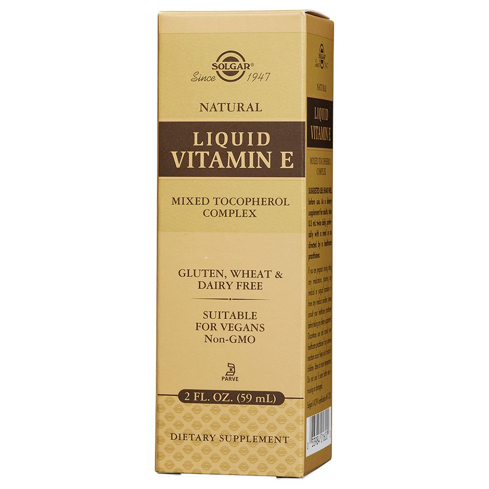 Solgar - Liquid Vitamin E w/ Dropper 2oz