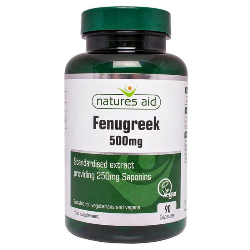 Natures Aid - 500 Mg Fenugreek - 90 Capsules