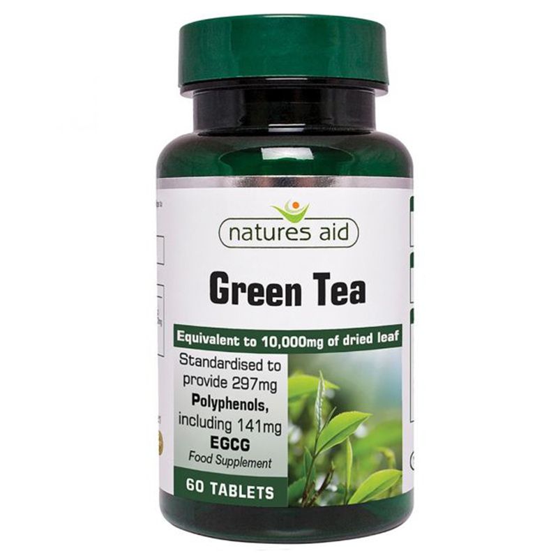 Natures Aid - Green Tea 10000mg - 60 Tablets