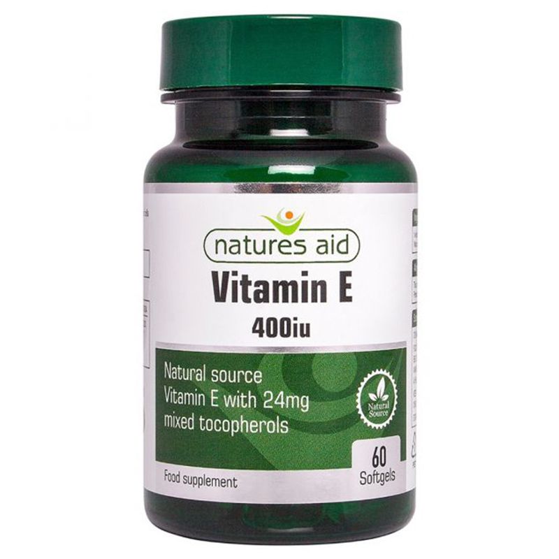 Natures Aid - Vitamin E 400iu - 60 Tablets