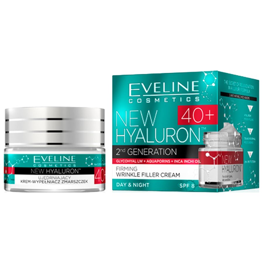 Eveline New Hyaluron 40+ 2nd Generation Day&Night Cream 50ml