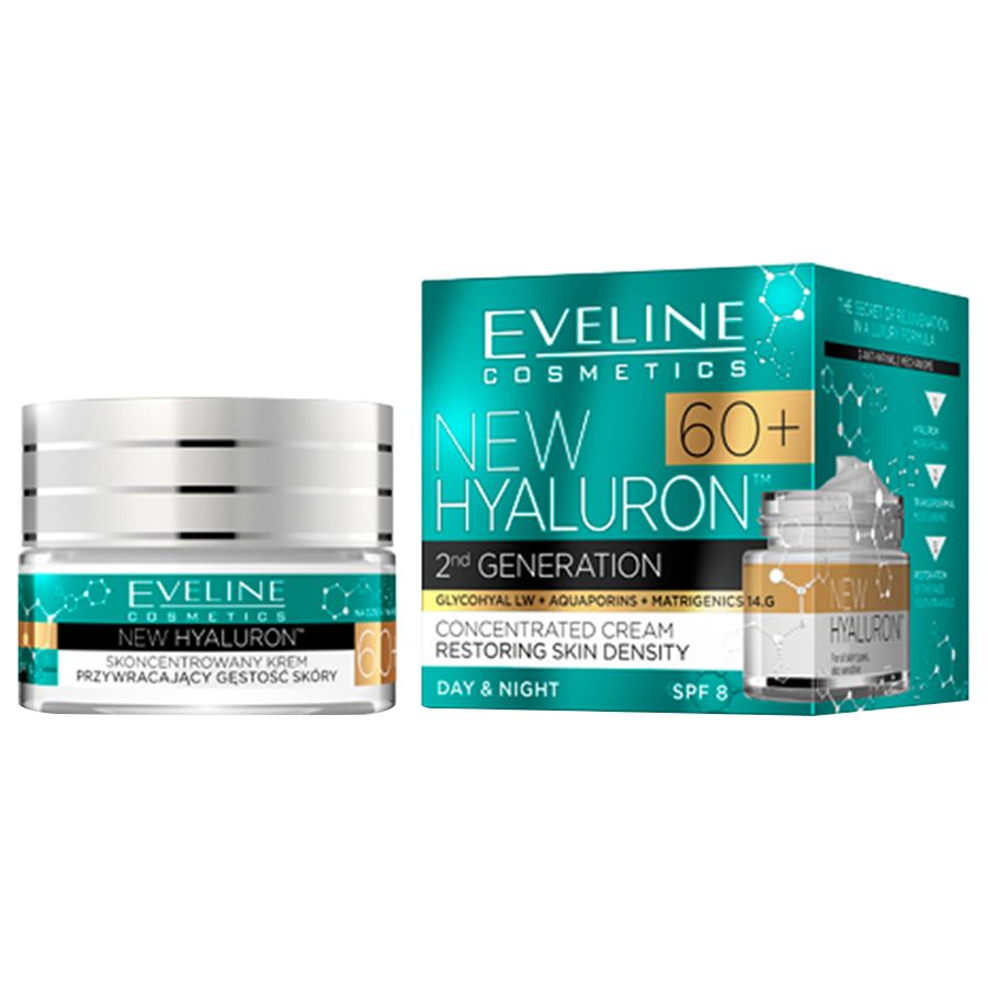 Eveline New Hyaluron 60+ 2nd Generation Day&Night Cream 50ml