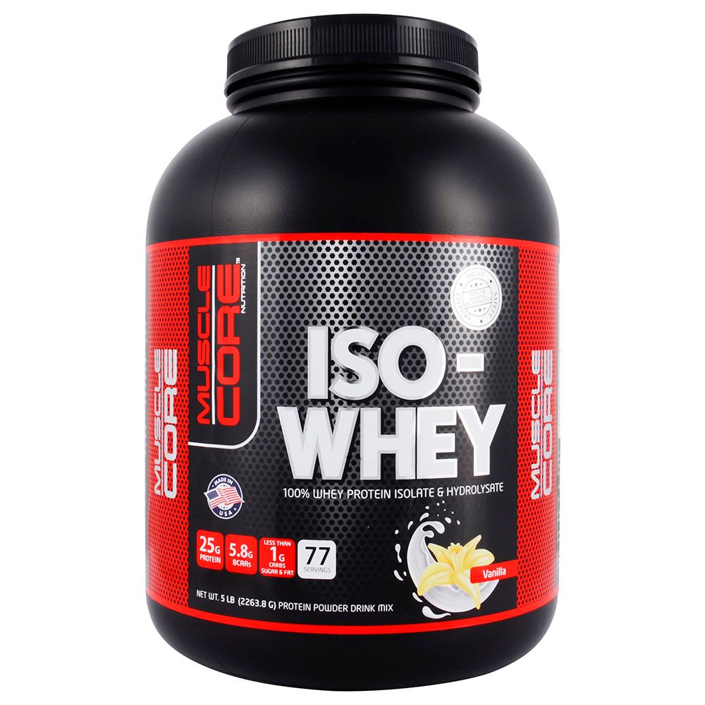 Muscle Core Nutrition Iso-Whey 5Lbs Vanilla