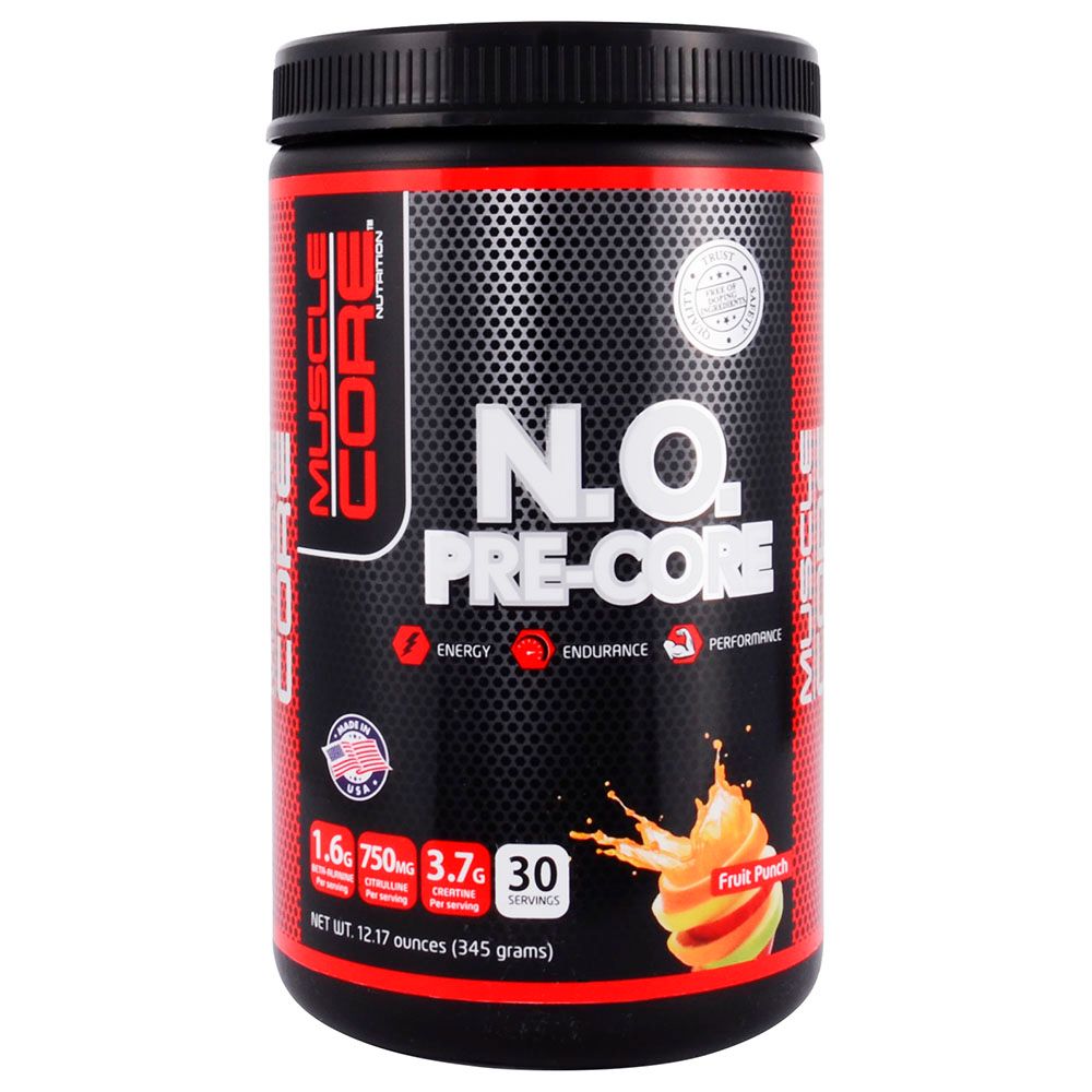 Muscle Core Nutrition N.O. Pre-Core 30 Serving Fruit Punch