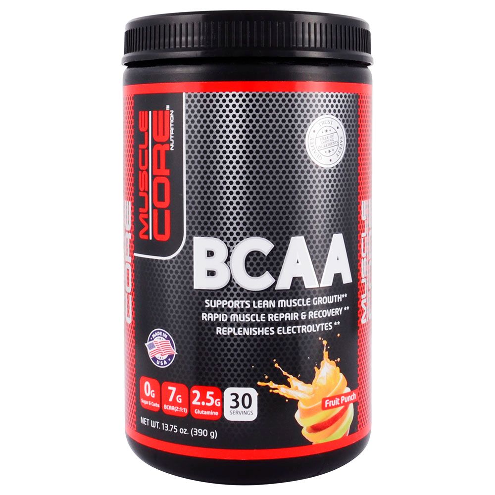 Muscle Core Nutrition BCAA 30 Servings Fruit Punch