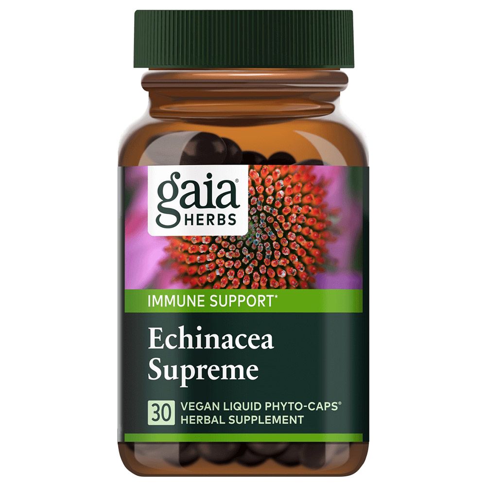 Gaia Herbs - Echinacea Supreme 30 Vegicaps