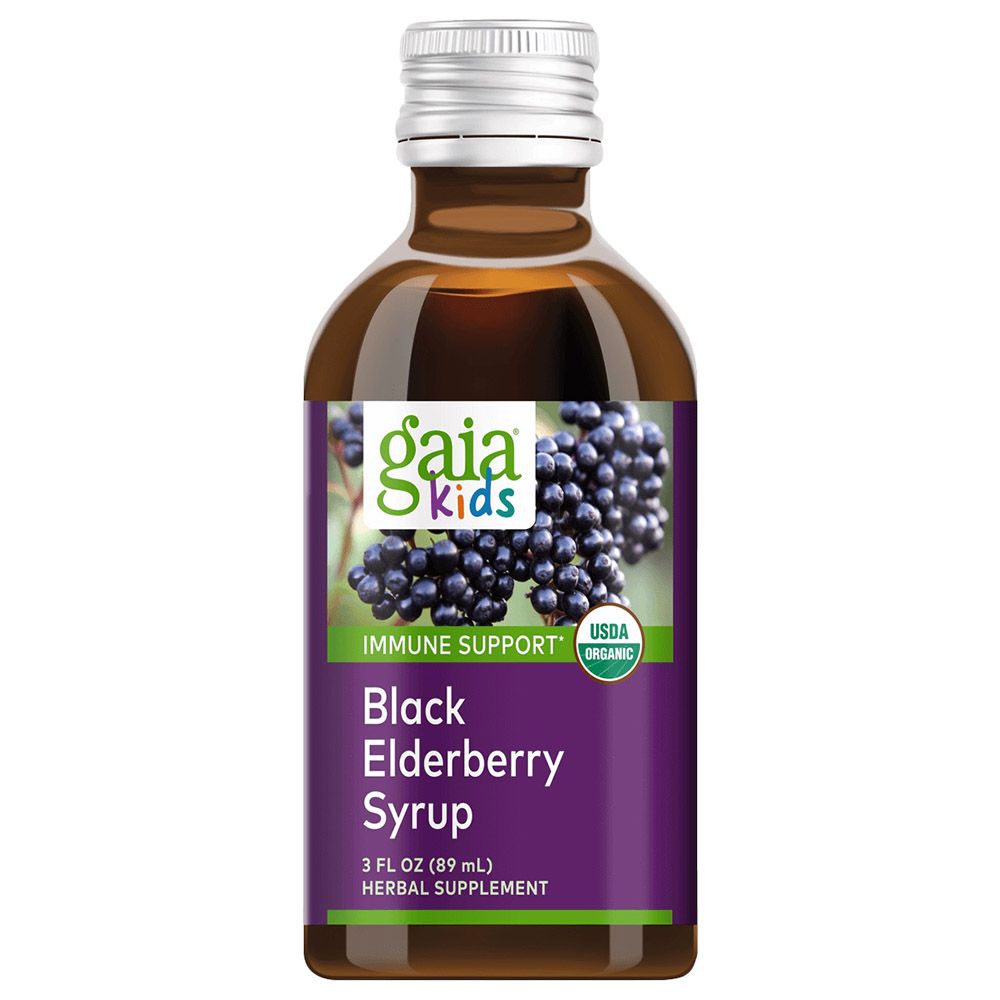 Gaia Herbs Kids - Black Elderberry Syrup 89 ml