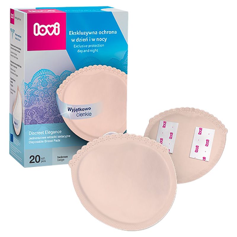 LOVI - Discreet Elegance Breast Pads 20 Pcs Nude