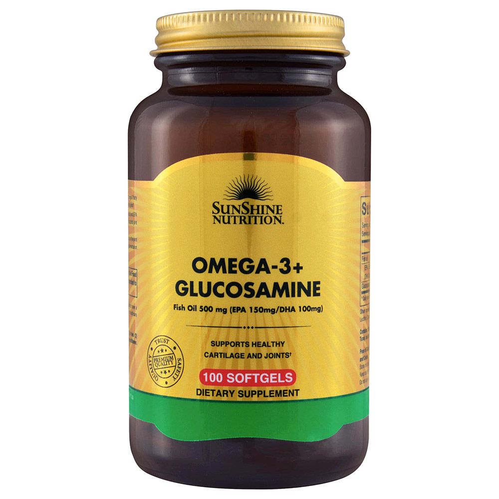 Sunshine Nutrition Omega 3+ glucosamine 100 Sg