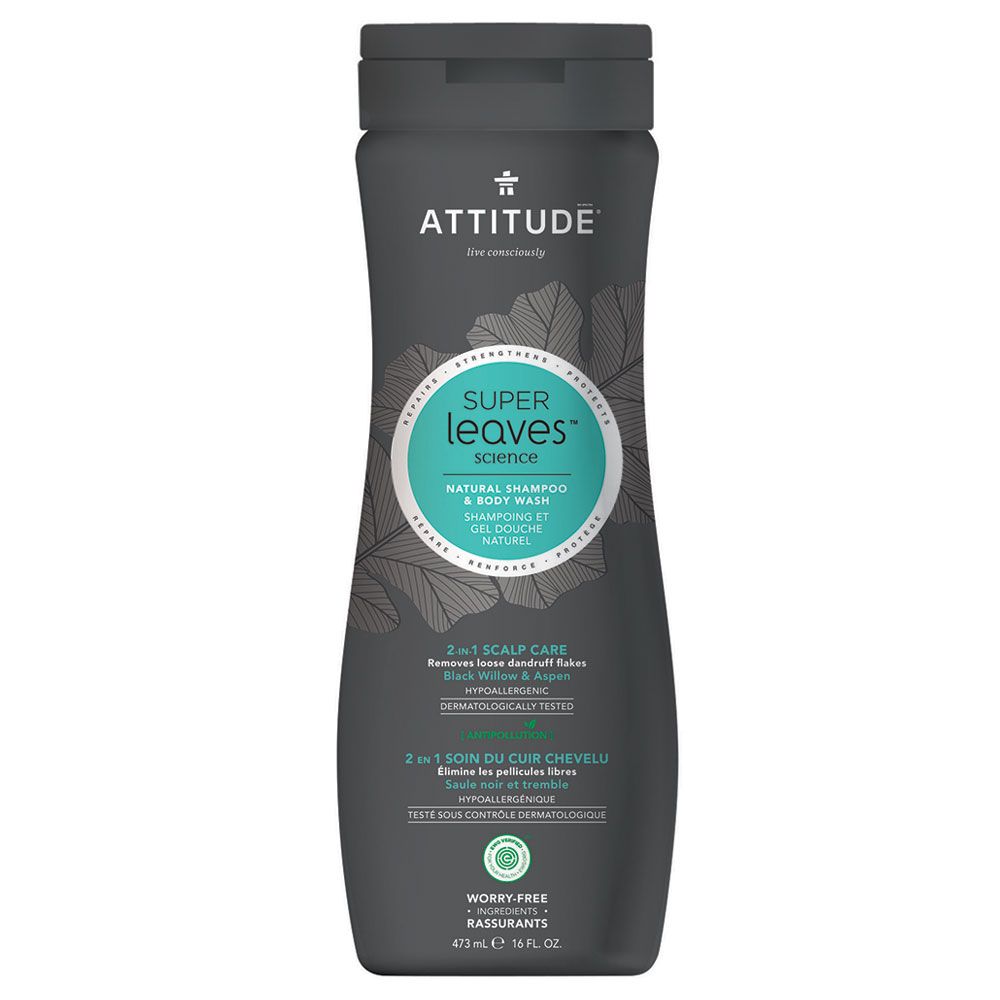 Attitude - Superleaves Shampoo and Body Wash Scalpcare