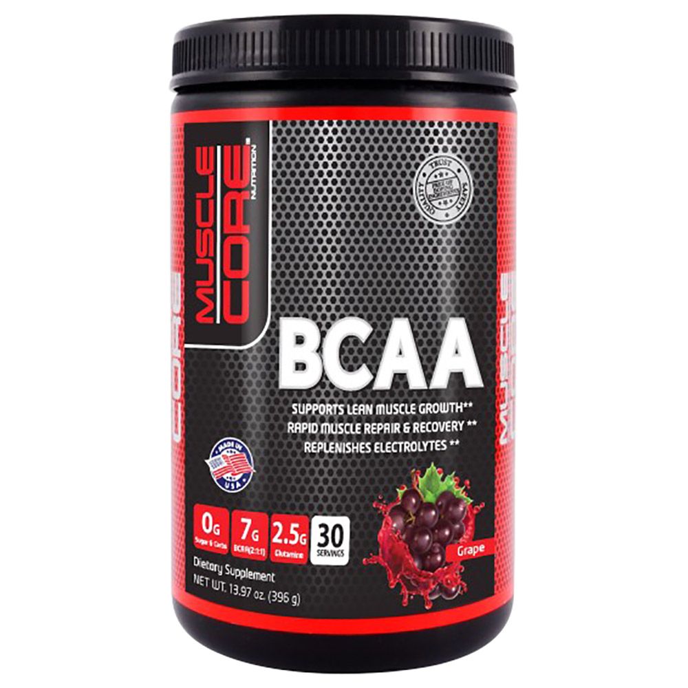 Muscle Core BCAA 30 Servings Grape 396g