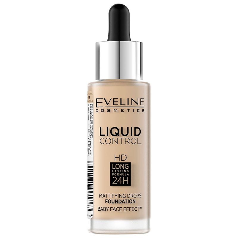 Eveline - Liquid Control Foundation 015 Light Vanila 32ml