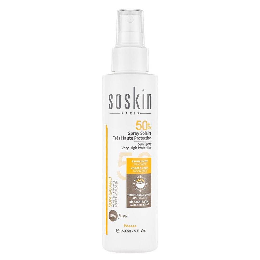 Soskin - SG Sun Spray Very High Protein SPF50+, 150ml